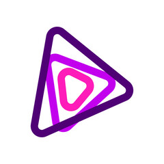 abstract modern symbol flat technology