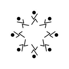 abstract modern symbol flat technology