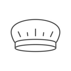 Industrial hat line outline icon