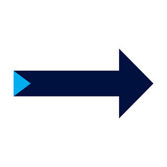 Arrow icon isolated on white background. Simple illustration for your design, website, logo, business infographic, app, UI.  Eps 10 vector illustration.

