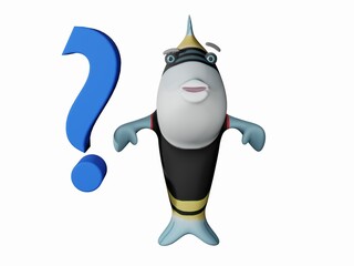 Fish and Question mark