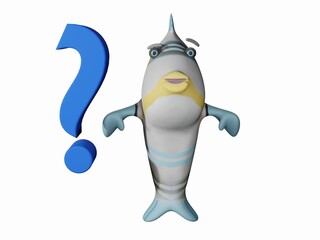 Fish and Question mark