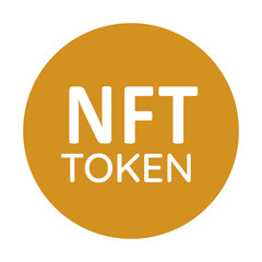 Crypto Coin currency. Art object trade. Investment token. Modern NFT technology.