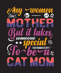 Naklejka na ściany i meble mothers special t-shirt design