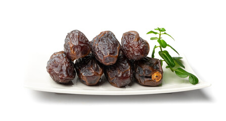 Big Dates Isolated. Date Palm Fruits