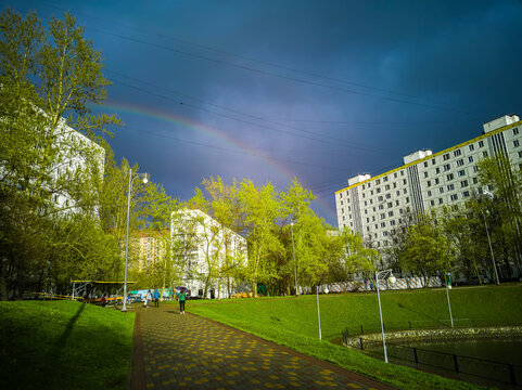 urban landscape in russia. street photo