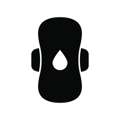 Sanitary napkin icon, Sanitary pads vector icon.
