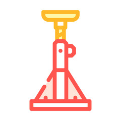 floor jacks color icon vector. floor jacks sign. isolated symbol illustration