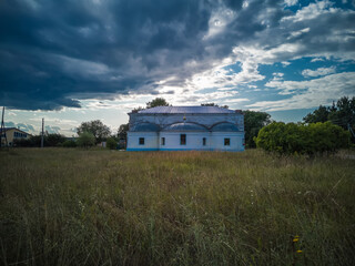 Temple. Church. Religious place in Russia