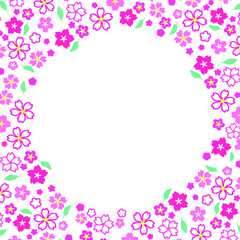Obraz na płótnie Canvas Spring japones cherry flower design