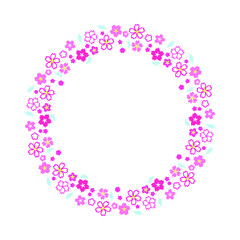 Spring japones cherry flower design