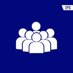 Team vector icon illustration sign