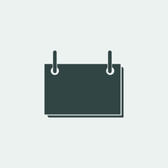 Calendar vector icon illustration sign