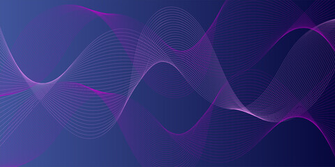 Spectacular background with abstract wavy lines.