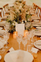 Style nature pour la décoration du mariage