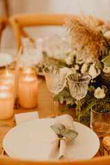 Art de la table et ambiance nature