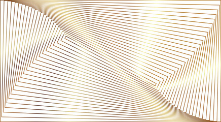 Original abstract 3d background with golden lines texture. Graphic wallpaper on a white background.