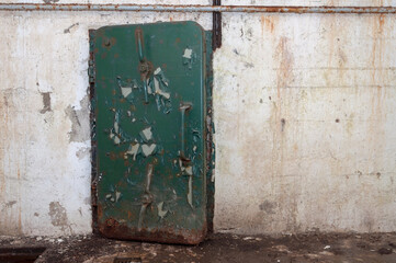 Abandoned military shelter from the Cold War in Poland 