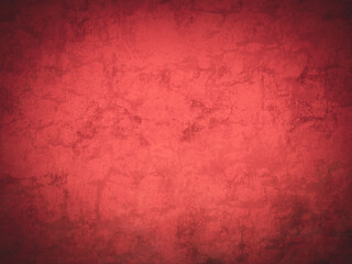 Red color grunge textured background 