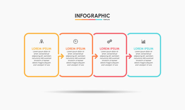 Business infographic timeline icons designed for abstract background template milestone element modern diagram process technology digital marketing data presentation chart Vector