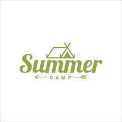 simple business logo about adventure in mountain nature,camping and survival