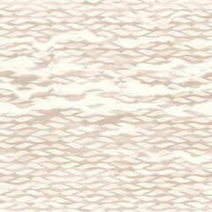 Obraz premium Minimal ecru jute plain horizontal stripe texture pattern. Two tone washed out beach decor background. Modern rustic brown sand color design. Seamless striped distress shabby chic pattern. 