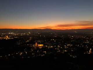[Spain] Night view of The Albaicín seen from the hill of The Albaicín  (Granada)