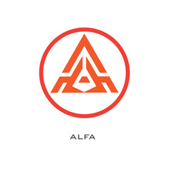 Alfa Icon Logo