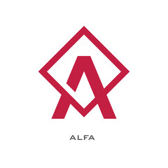 Alfa Icon Logo