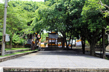 Obraz premium Empty Uluwatu Temple of Bali during pandemic. Taken January 2022.