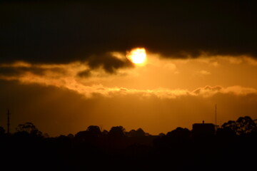 cloudy sunset