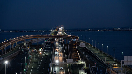 Tokyo Bay Aqualine Umihotaru Parking Area