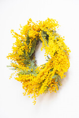 Obraz premium Mimosa wreath