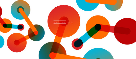 Network concept abstract background. Dots connection. Big data idea. Business template for wallpaper, banner, background or landing