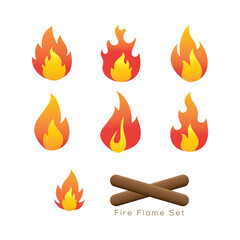 Fire Flames Set