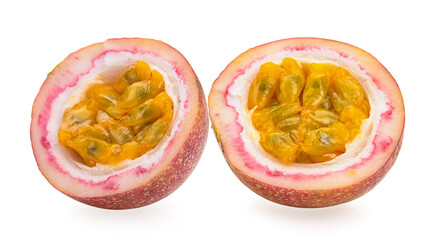 passion fruit isolated on white background