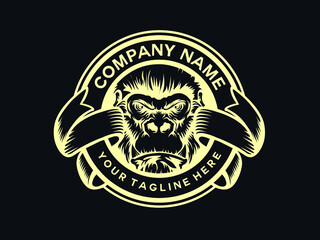 fierce gorilla head  © Zulianto