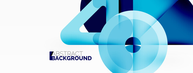 Creative geometric wallpaper. Circles, lines background. Business template for wallpaper, banner, background or landing