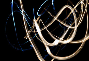 abstract background with glowing lines