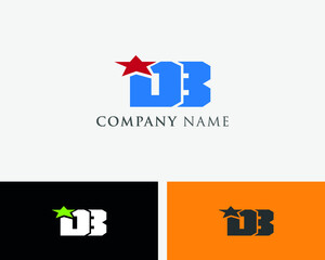 Obraz premium DB Stare Logo Design