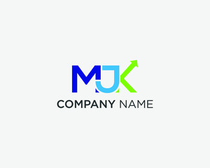 MJK Letter Logo Desig