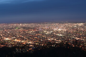 札幌の夜景