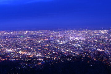 札幌の夜景
