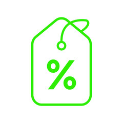 Discount icon vector | discount tag sign template 
