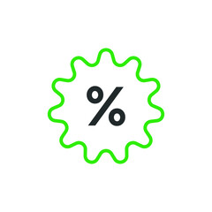 Discount icon vector | discount tag sign template 
