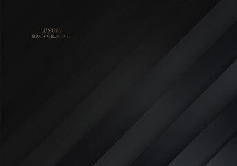 Abstract modern background black diagonal layer stripes pattern luxury style