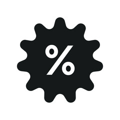 Discount icon vector | discount tag sign template 
