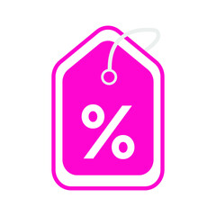 Discount icon vector | discount tag sign template 
