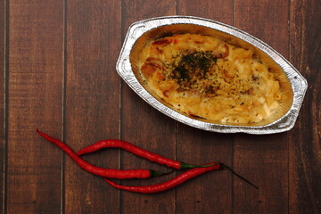 Homemade Macaroni Schotel or Macaroni Casserole