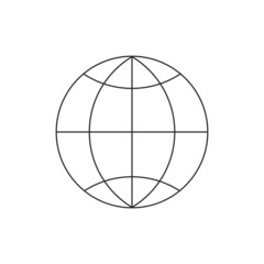 Global icon sign vector template
